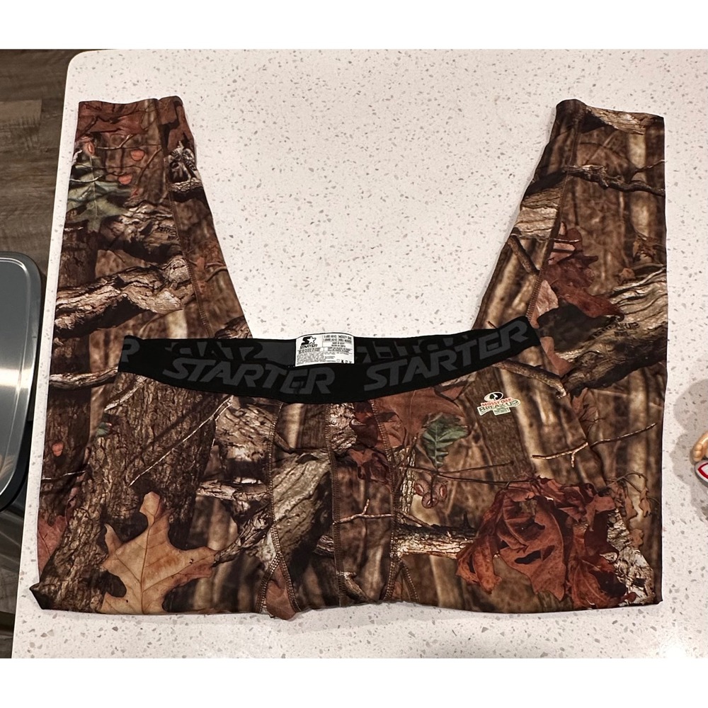 Starter Mens Mossy Oak Break-Up Infinity Camo Compression Leggings XL RM44303M